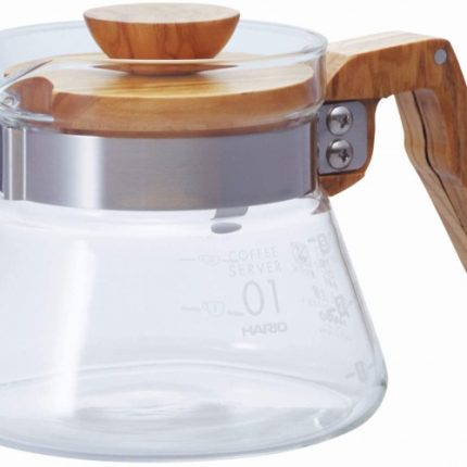 Coffee server 600 ml olive wood by HARIO