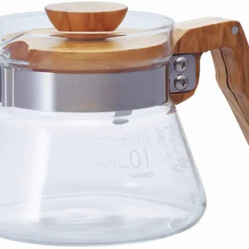 Coffee server 600 ml olive wood by HARIO